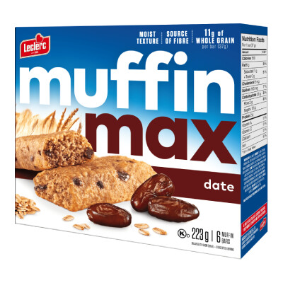 *NEW* - Leclerc - Muffin max  - Date - 6x37g