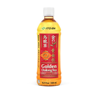 *NEW* - Ito En - Iced Golden Oolong Tea - Unsweetned Golden Oolong Tea - 12x500mL