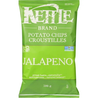 Kettle - Potato Chips - Jalapeno - 12x198g