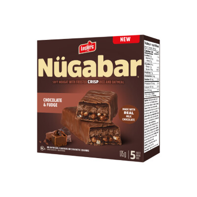 *NEW* - Leclerc - Nugabar - Chocolate Fudge  - 5x35g