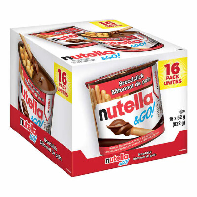 *NEW* - Nutella & Go - Mini Hazelnut Spread with Breadsticks - 16 pack