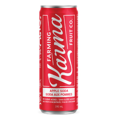 Farming Karma - Soda - Apple - 24x355mL Farming Karma - Soda - Apple - 24x355mL
