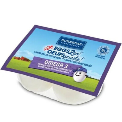 Burnbrae Farms - Eggs 2 Go - Two Pack Hard Boiled Eggs