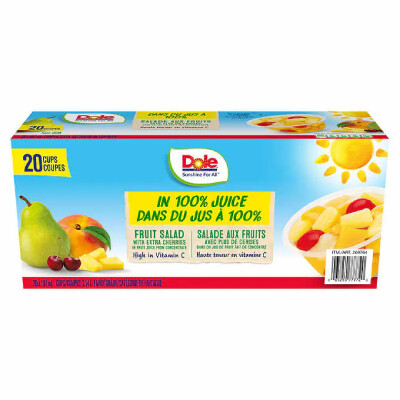 *NEW* - Dole - Fruit Cups - Fruit Salad - 20x107mL