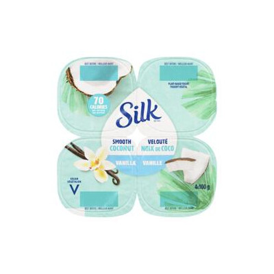 *NEW* - Silk - Coconut Yogurt  - Vanilla - 4x100g