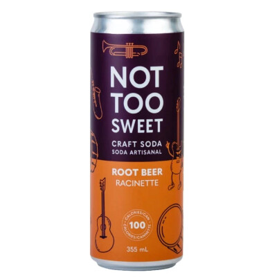 *NEW* - Not Too Sweet - Craft Soda - Root Beer - 12x355mL
