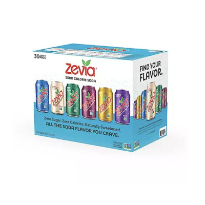 *NEW* - Zevia - Zero Calorie Soda - Assorted - 30x355mL