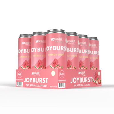 *NEW* - No Sugar Company - Joyburst Energy Drink - Frose Rose - 12x355mL