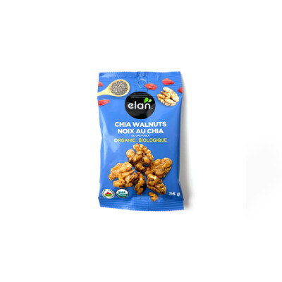 Elan - Organic Walnuts - Chia Walnuts - 20x36g Elan - Organic Walnuts - Chia Walnuts - 20x36g