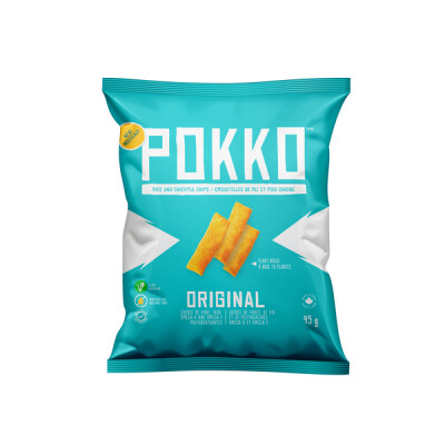*NEW* - Pokko - Rice & Chickpea Chip - Original - 24x45g