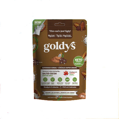 *NEW* - goldys - Super Seed Cereal - Salted Cocoa - 12x30g