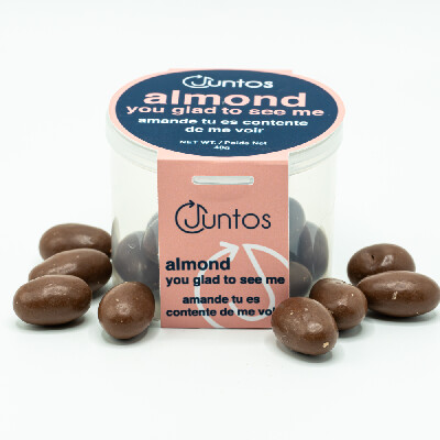 **NEW* - Milk Chocolate Covered Almonds - (Join our exclusive ZERO WASTE packaging pilot!) - 20x40g