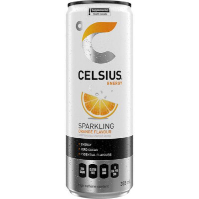 Celsius - Energy Drink - Sparkling Orange - 12x355mL