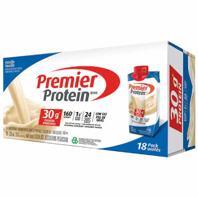 *NEW* - Premier Protein - High-protein - Vanilla - 18x325mL