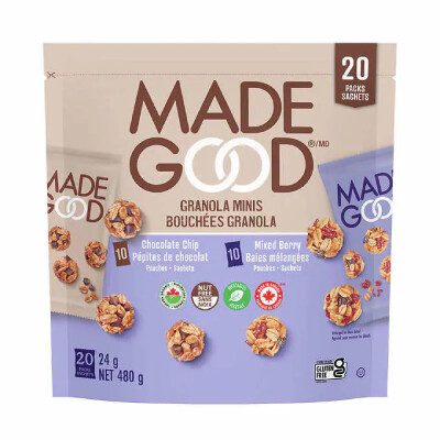 Made Good - Granola Minis - Assorted (Chocolate Chip, Mixed Berry) - 20x24g