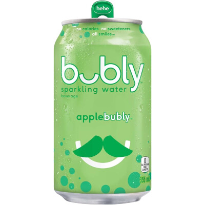 Bubly - Sparkling Water - Apple - 12x355mL