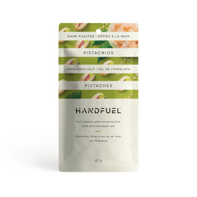HANDFUEL - Dry Roasted Pistachios - Himalayan Salt - 12x40g