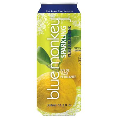 Blue Monkey - Sparkling Juice - Yuzu - 12x330mL