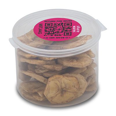 Banana Chips, Unsweetened ZERO WASTE Packaging - 20x30g