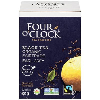 Four O'Clock Tea - Black Tea - Earl Grey Organic - 16Bags