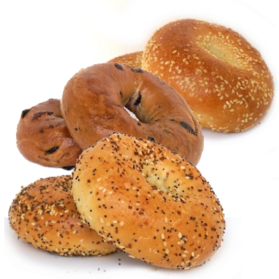 Bagels - 6 Pack - An Assortment of Fresh Bagels - 6Units