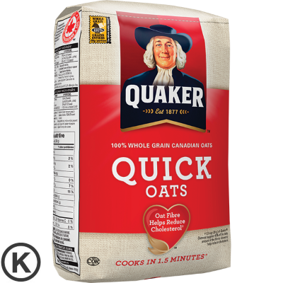 Quaker  - Oatmeal Quick Oats -  Bulk - Original - 2.25Kg