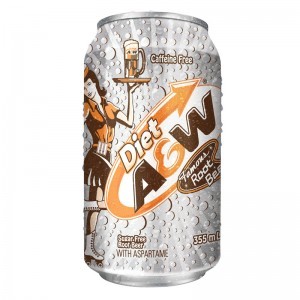 A&W - Root Beer - Diet - 12x355mL