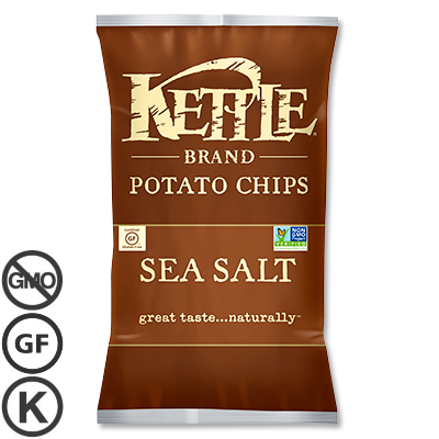 Kettle - Potato Chips - Sea Salt - 12x220g - (3-5 day lead time)