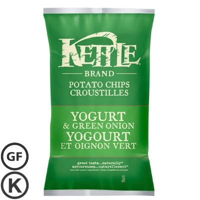 Kettle - Potato Chips - Yogurt & Green Onion - 12x220g - (3-5 day lead time)