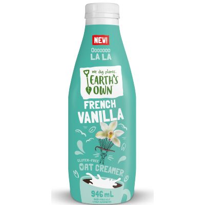 Earth&#39;s Own - Oat Creamer - French Vanilla - 946mL