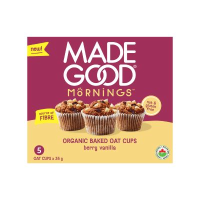 *NEW* - Made Good - Mornings Mini Muffin - Berry Vanilla - 5x35g