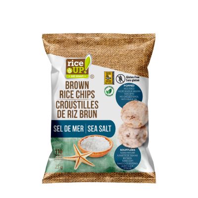 Rice Up - Rice Snacks - Sea Salt - 24x25g