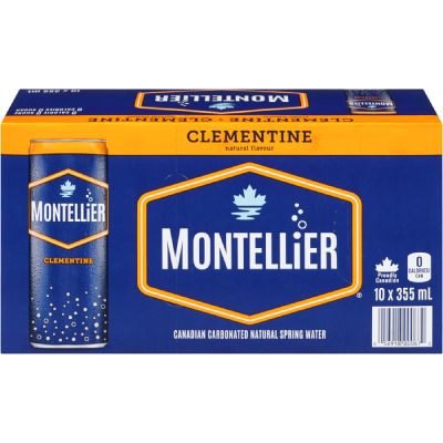 *NEW* Montellier - Sparkling Water - Clementine - 10x355mL