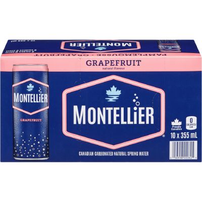 Montellier - Sparkling Water - Grapefruit - 10x355mL