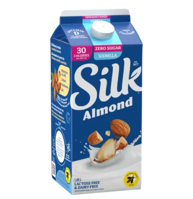 Silk - Almond Milk - Vanilla (Unsweetened) - 1.89L