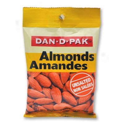 Dan D Pak - Almonds - Unsalted (50g) - 12x50g
