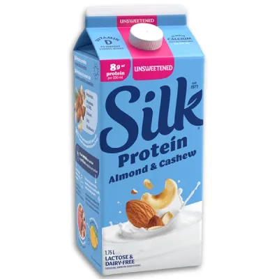 Silk - Almond &amp; Cashew Milk - Unsweetened - 1.75 L