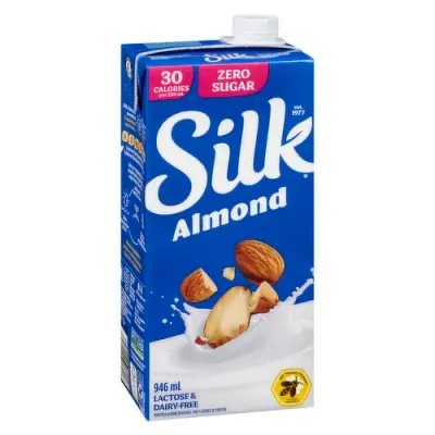 Silk - Almond Milk - Unsweetened (Tetra Pack) - 946 mL