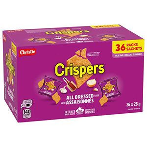 *NEW* - Christie - Crispers - All Dressed - 36x28g