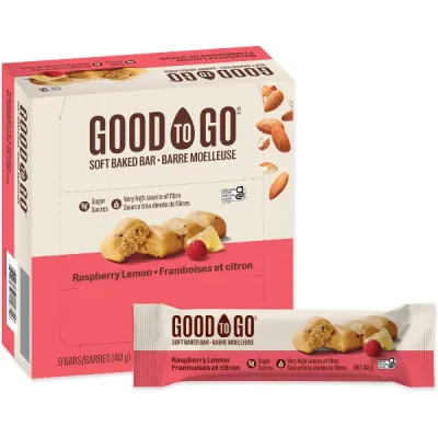 Good To Go - Soft Baked Bars - Rasberry Lemon - 9x40g