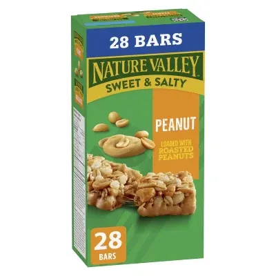 Nature Valley - Sweet &amp; Salty Granola Bars - Sweet &amp; Salty Peanut - 28x35g