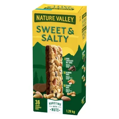 Nature Valley - Sweet &amp; Salty Granola Bars - Assorted Pack - 36x35g