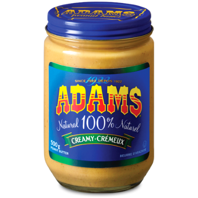 Adam's - All Natural Peanut Butter - Creamy - 500g