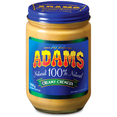 Adam&#39;s - All Natural Peanut Butter - Creamy (1Kg) - 1Kg