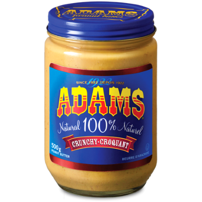 Adam's - All Natural Peanut Butter - Crunchy - 500g