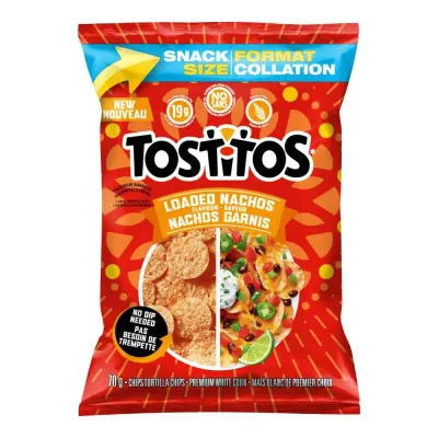 *NEW* - Tostitos - Tortilla Chips - Loaded Nachos - 36x70 g
