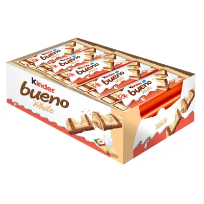 *NEW* - Kinder - Kinder Bueno - White Chocolate - 20x39g