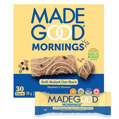 *NEW* - Made Good - Soft Baked Oat Bars - Blueberry - 5x30g