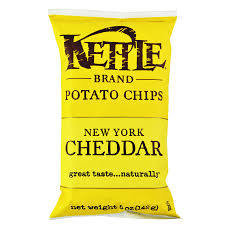 Kettle - Potato Chips - New York Cheddar - 12x220g - (3-5 day lead time)