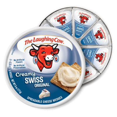 The Laughing Cow - Spreadable Cheese Wedge - 48 individual portions - 535g